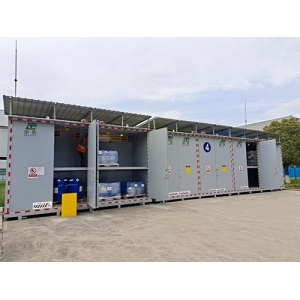 安徽某新能源行业危废品暂存柜交付